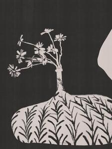 Ilustrácia Plump Vase With Slender Flowers, Little Dean