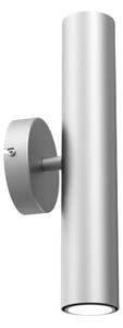 Nástenné svietidlo WALL 2xGU10/8W/230V strieborná