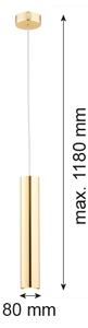 Argon 4057 - Luster na lanku GOMERA 1xGU10/5W/230V mosadz
