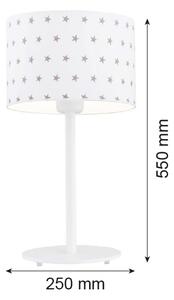 Argon 4125 - Stolná lampa MAGIC 1xE27/15W/230V biela