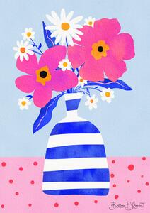 Ilustrácia Maximalist Flower Vase, Baroo Bloom