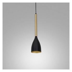 Luster na lanku ISTAPPAR 1xE27/60W/230V čierna/zlatá