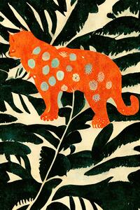 Ilustrácia Tiger In The Jungle, Treechild