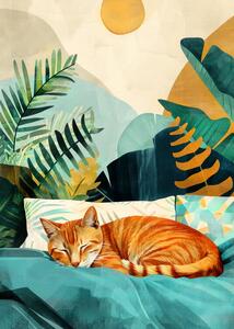 Ilustrácia Cats life 13, Justyna Jaszke
