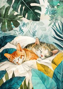 Ilustrácia Cats life 14, Justyna Jaszke