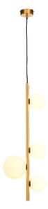 Jupiter 1921 - Luster na lanku TAIDA 4xG9/40W/230V mosadz