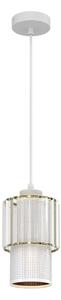Luster na lanku BLANCO 1xE27/60W/230V biela