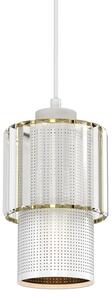 Luster na lanku BLANCO 1xE27/60W/230V biela