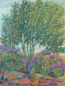 Ilustrácia Green bush, Eleanor Baker, (30 x 40 cm)