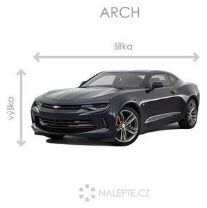 Nalepte.cz Chevrolet Camaro textilní prelepiteľná nálepka na stenu 48 x 22 cm