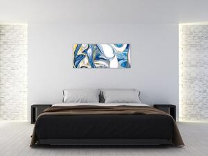 Obraz - Vlny z mramoru (120x50 cm)