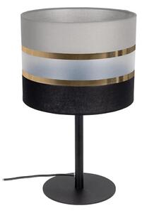 Stolná lampa CORAL 1xE27/60W/230V čierna/šedá