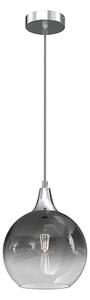Luster na lanku MONTE 1xE27/60W/230V pr. 20 cm matný chróm