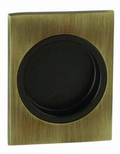 MI - Mušľa UNO 75 x 60 mm - HR bez otvoru BO Bronz matný
