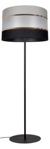 Stojacia lampa CORAL 1xE27/60W/230V čierna/šedá