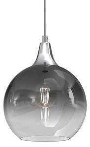 Luster na lanku MONTE 1xE27/60W/230V pr. 20 cm matný chróm