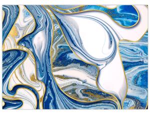 Obraz - Vlny z mramoru (70x50 cm)