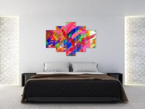 Obraz - Farebná abstrakcia (150x105 cm)