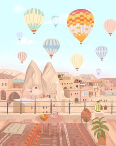 Ilustrácia Cappadokia, Petra Lizde