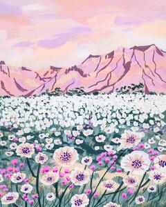 Ilustrácia Pink Desert, Sarah Gesek