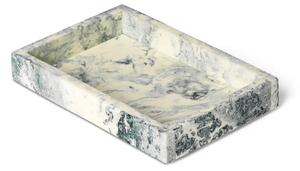 Ferm Living Podnos Mist Tray 10x15, emerald off-white