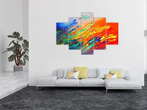 Obraz - Farebná abstrakcia (150x105 cm)