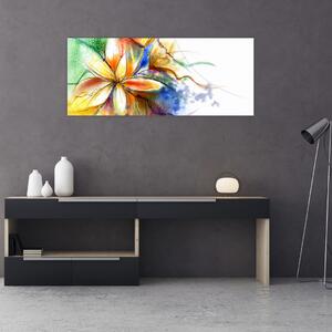 Obraz - Kvetina (120x50 cm)