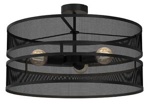 Prisadený luster GLUM 3xE27/60W/230V čierna