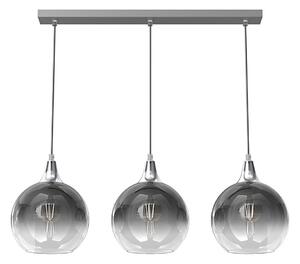 Luster na lanku MONTE 3xE27/60W/230V pr. 20 cm matný chróm