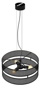 Luster na lanku GLUM 3xE27/60W/230V čierna