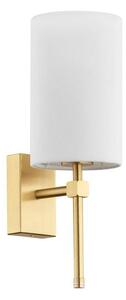 Argon 8034 - Nástenná lampa ABRUZZO 1xE14/7W/230V mosadz/biela