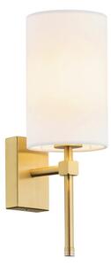 Argon 8034 - Nástenná lampa ABRUZZO 1xE14/7W/230V mosadz/biela