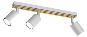 Bodové svietidlo TERRA 3xGU10/8W/230V biela/dub