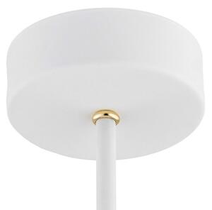 Argon 2117 - Luster na tyči CHARLOTTE 5xE27/15W/230V biela/zlatá