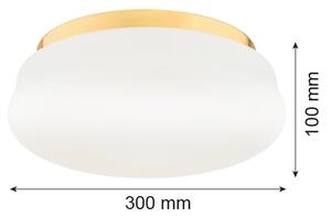 Argon 6142 - Stropné svietidlo OMBRA 3xE27/15W/230V zlatá/biela