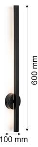 Argon 8052 - LED Nástenné svietidlo ASSE LED/6W/230V čierna