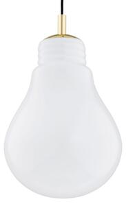 Argon 4879 - Luster na lanku JESSE 1xE27/15W/230V zlatá/biela
