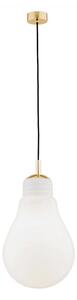 Argon 4879 - Luster na lanku JESSE 1xE27/15W/230V zlatá/biela