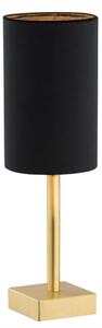 Argon 8031 - Stolná lampa ABRUZZO 1xE14/7W/230V mosadz/čierna