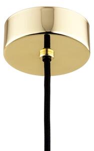Argon 8004 - Luster na lanku PASADENA 1xE27/15W/230V zlatá/biela