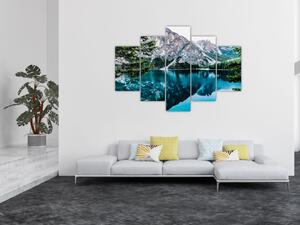 Obraz Jazerá v Alpách (150x105 cm)