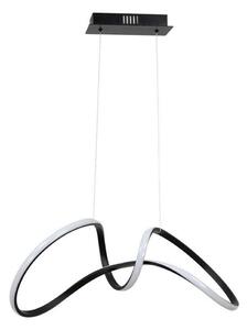 LED Luster na lanku TESORO LED/48W/230V čierna