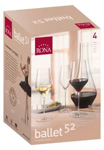 RONA 4x Pohár na víno BALLET 520ml