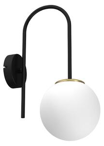 Nástenná lampa CAMBRIDGE 1xE14/60W/230V čierna/mosadz