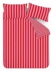 Červené/ružové obliečky na jednolôžko 135x200 cm Stripe Tease – Sassy B