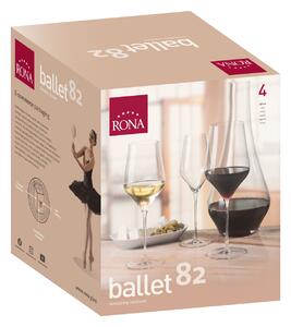 RONA 4x Pohár na víno BALLET 820ml