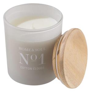 HOME & SOUL Vonná sviečka so sójovým voskom No. 1 Cotton Clouds