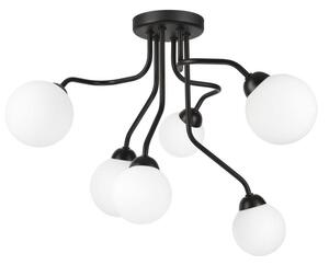 Prisadený luster HOLLY 6xG9/5W/230V čierna
