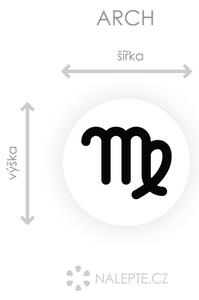 Nalepte.cz Horoskop symbol Panna nálepka na stenu arch 20 x 20 cm