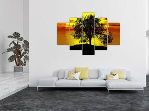 Obraz siluety stromu (150x105 cm)